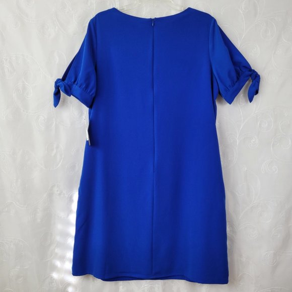 AB Studio Sz 16 Split Short Sleeve Lined Dress - Picture 10 of 10